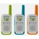 Motorola Talkabout T110 Two-Way Radio White/Multi Color 3-Pack