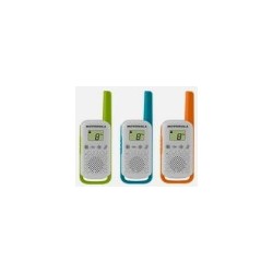 Motorola Talkabout T110 Two-Way Radio White/Multi Color 3-Pack