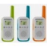 Motorola Talkabout T110 Two-Way Radio White/Multi Color 3-Pack