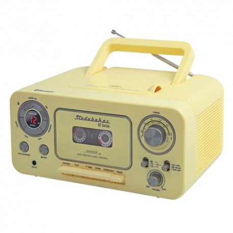 Portable Stereo CD Player with Bluetooth