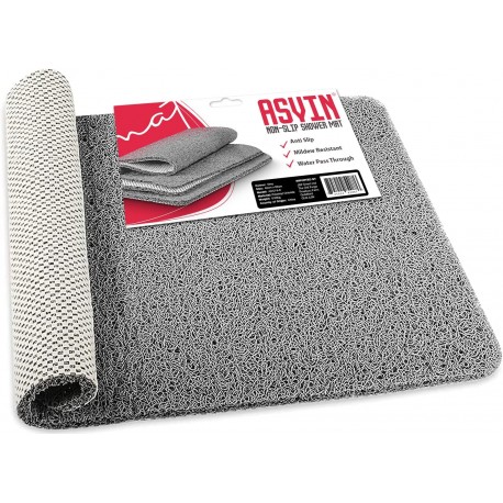 Soft Textured Bath, Shower, Tub Mat, 24x16 Inch Rectangular