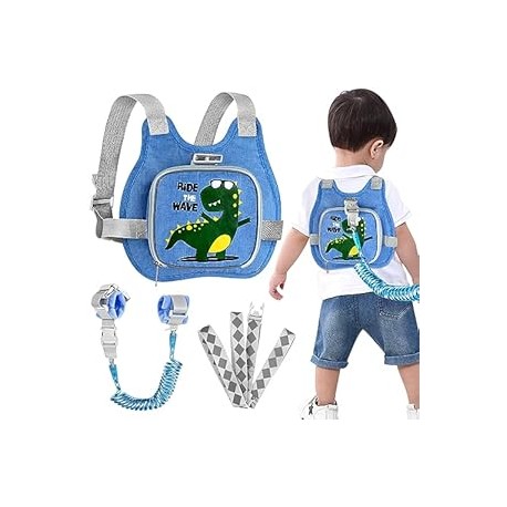 Toddler Harness Leash+ Anti Lost Wrist Link
