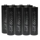 Pre-Charged Rechargeable Battery with Holder Pack of 8