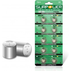CR1/3N 3V Lithium Battery 10 Pack