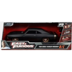 Jada Toys Fast & Furious Dom’s 1968 Dodge Charger Widebody RC Car – 1:16 Scale