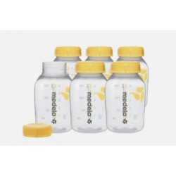 Medela Breast Milk Collection and Storage Bottles with Solid Lids - 6pk/5oz