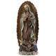 Guadalupe Virgin Mary Resin Statue, Bronze Color 8" H