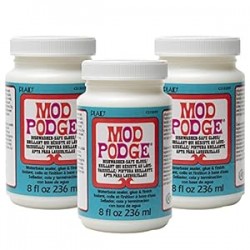 Arts Crafts Mod Podge Dishwasher Safe Waterbased Sealer Pack of 3