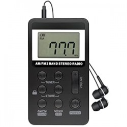 VR Robot Pocket AM FM Radio