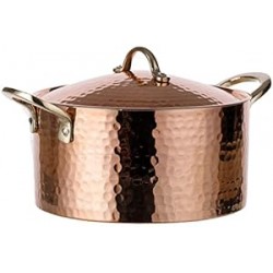 1.2MM Thick Hammered Copper Soup Pot