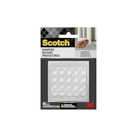 Scotch Clear Adhesive Bumper Pads 40 PCS