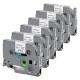 TZe TZ Tape 12mm 0.47 Laminated White