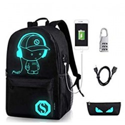 Enigma's Mystics Anime Cartoon Luminous Backpack