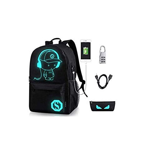 Enigma's Mystics Anime Cartoon Luminous Backpack