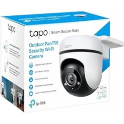 Tapo 1080P Outdoor Wired Pan/Tilt Security Wi-Fi Camera