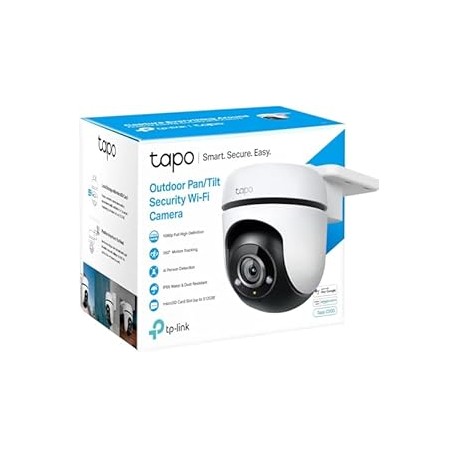 Tapo 1080P Outdoor Wired Pan/Tilt Security Wi-Fi Camera