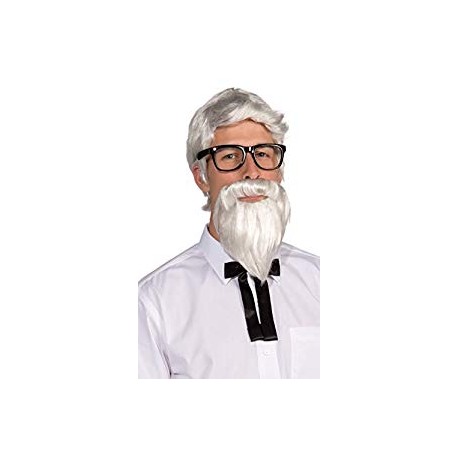 Men's Southern Colonel Wig and Beard