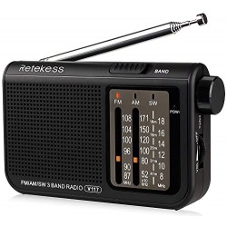 Retekess V117 Portable Radios AM FM