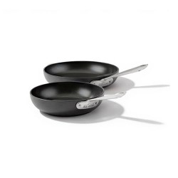 Hard Anodized Non Stick Fry Pan Set 2 Piece, 8, 10 Inch