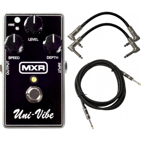 MXR M68 Uni-Vibe Chorus Vibrato Effect Pedal Bundle