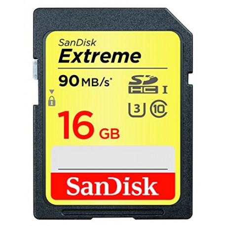 Sandisk Extreme SDHC 16GB 90MB/S C10