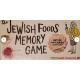 The Jewish Foods Memory Game