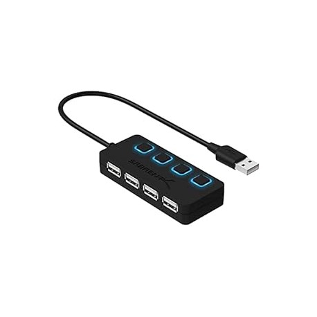 SABRENT 4 Port USB 2.0 Data Hub