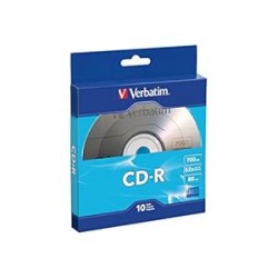 Verbatim CD-R Blank Discs 700MB 80-Minutes 52X