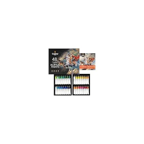 Castle Art Supplies 48 X 22ML Acrylic Paint Set