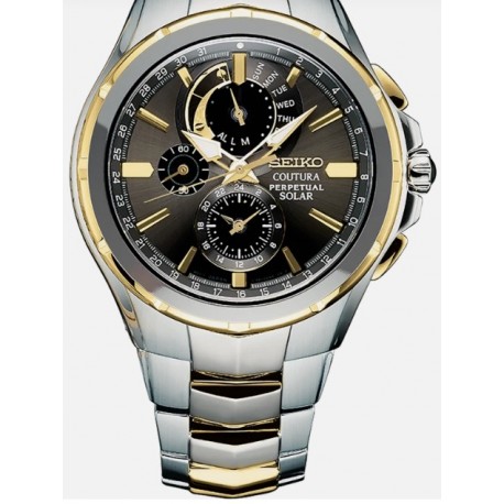 Seiko Men's Solar Coutura Perpetual Chronograph