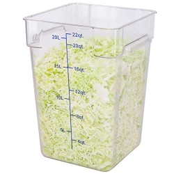 22 Quart Brine Bucket, 1 Square Marinating Container