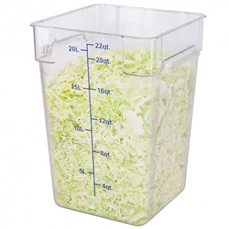 22 Quart Brine Bucket, 1 Square Marinating Container