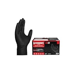 Green Nitrile Gloves 8 Mil Disposable Heavy Duty Raised