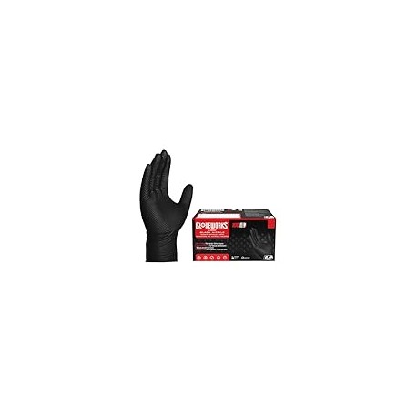 Green Nitrile Gloves 8 Mil Disposable Heavy Duty Raised