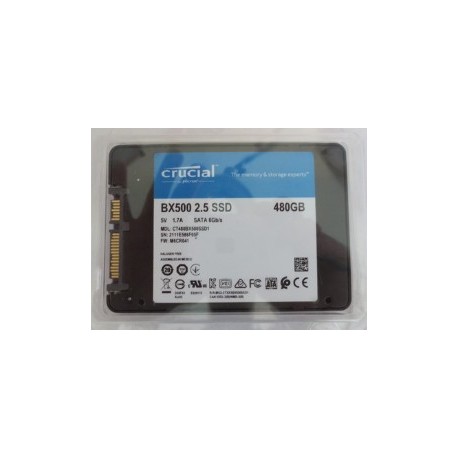 Crucial BX500 480GB 3D NAND SATA 2.5-inch SSD
