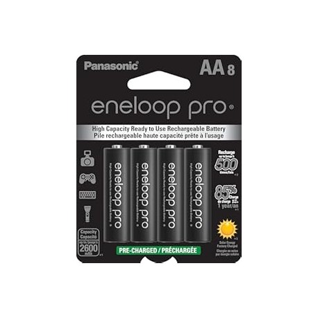 Eneloop Panasonic BK-3HCCA8BA pro AA High