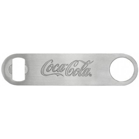 Coca-Cola Coke Stainless Steel Flat Pocket Bottle Opener