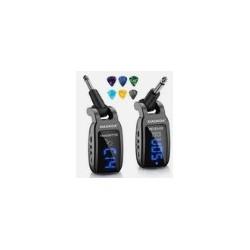Wireless Guitar System UHF Wireless Guitar Transmitter Receiver 164Feet Range