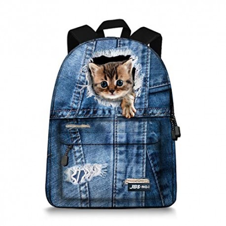 Cats Backpack for Teen Girls