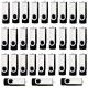 lcwamy USB 128MB Flash Drive 100-Pack Bulk