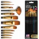 Set of 12 paintbrushes