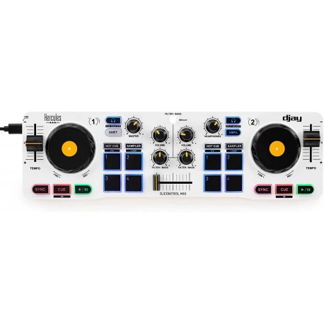 Hercules DJControl Mix Bluetooth Wireless DJ Controller for Smartphones