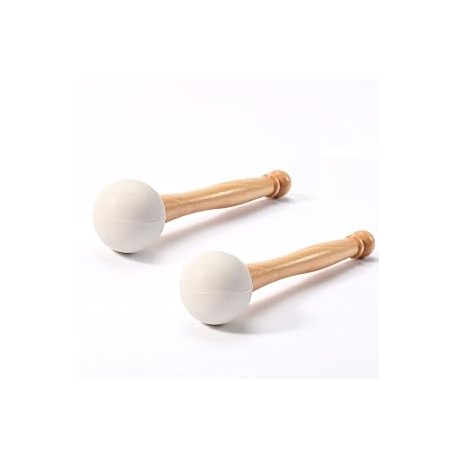 Two Rubber Mallets for Playing Crystal Singing Bowl 2 PCS