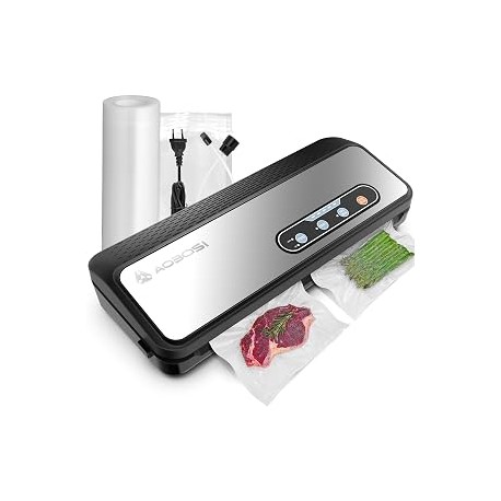 Vacuum Sealer Machine, Aobosi Powerful 90Kpa 8-IN-1 Food Vacuum Seal
