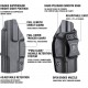 WARRIORLAND IWB Kydex Holster Compatible with Glock 17/19
