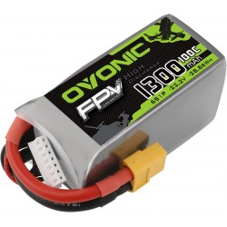 OVONIC 6S Lipo Battery 100C 1300mAh 22.2V