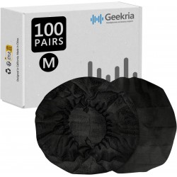 Geekria 100 Pairs of Disposable Headphone Covers