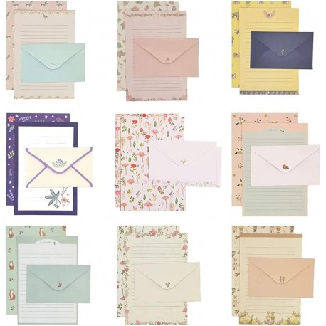 Set of 81 envelopes and sheets of stationer
