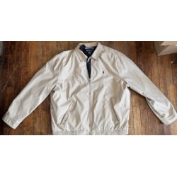 Polo Ralph Lauren Men’s Bi-Swing Windbreaker Jacket Khaki Size XXL, 2X