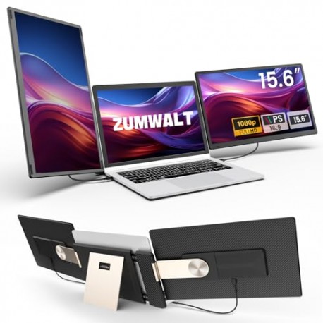 15.6" Laptop Screen Extender, 1080P FHD Laptop Monitor Extender
